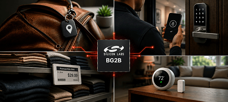 Silicon Labs Unveils BG2B Bluetooth LE SoC for Energy-Efficient